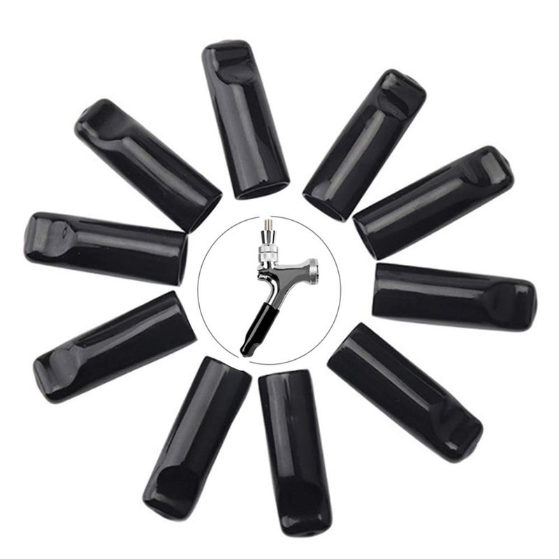 LEGERM Beer Tap Cover Draft Faucet Keg Caps Rubber Tap Soother Sanitary Cover 10 Pcs - Image 1